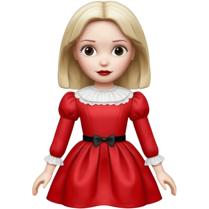 Annabelle doll from The Conjuring movie emoji