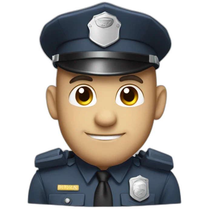rat policeman emoji