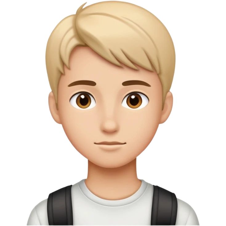 memoje estudante de perfil emoji