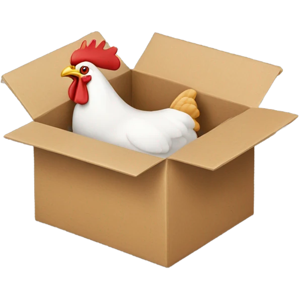 Box chicken emoji