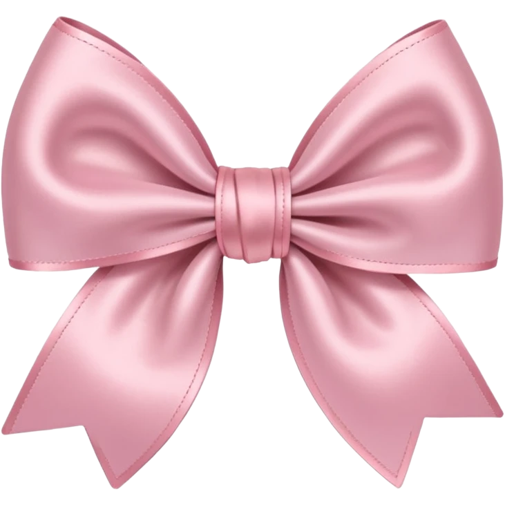 Light pink bow emoji