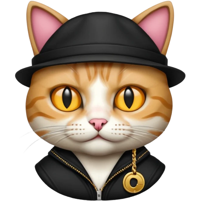 cat gangsta emoji