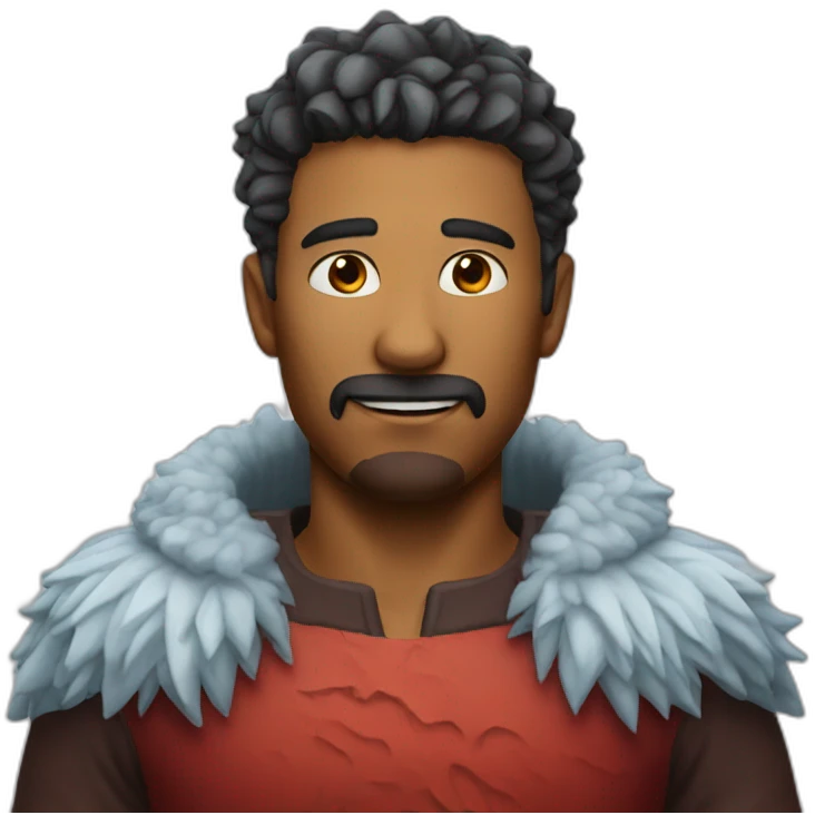 Red frost emoji