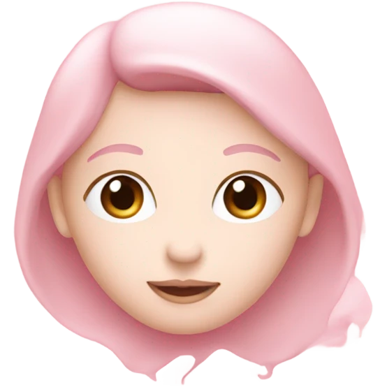 A baby pink heart emoji
