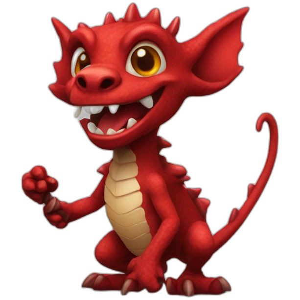 red Kobold Happy emoji