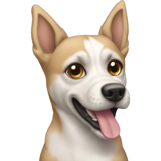 Un perro enojado emoji
