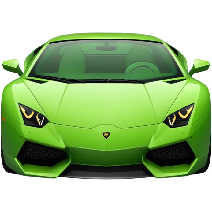 Green lamborghni emoji
