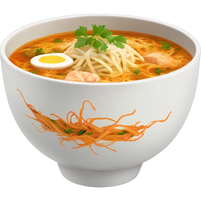 Laksa bowl  emoji