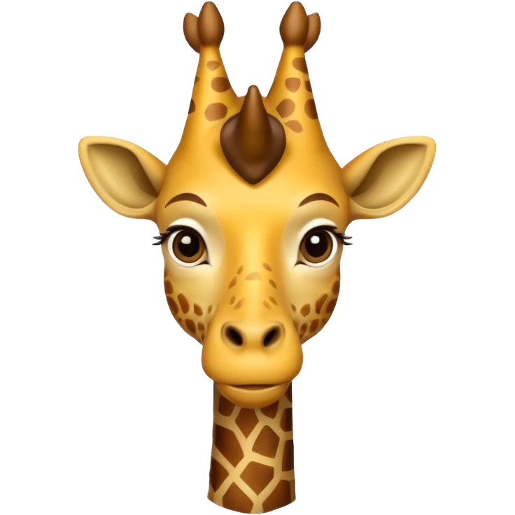 king giraffe emoji