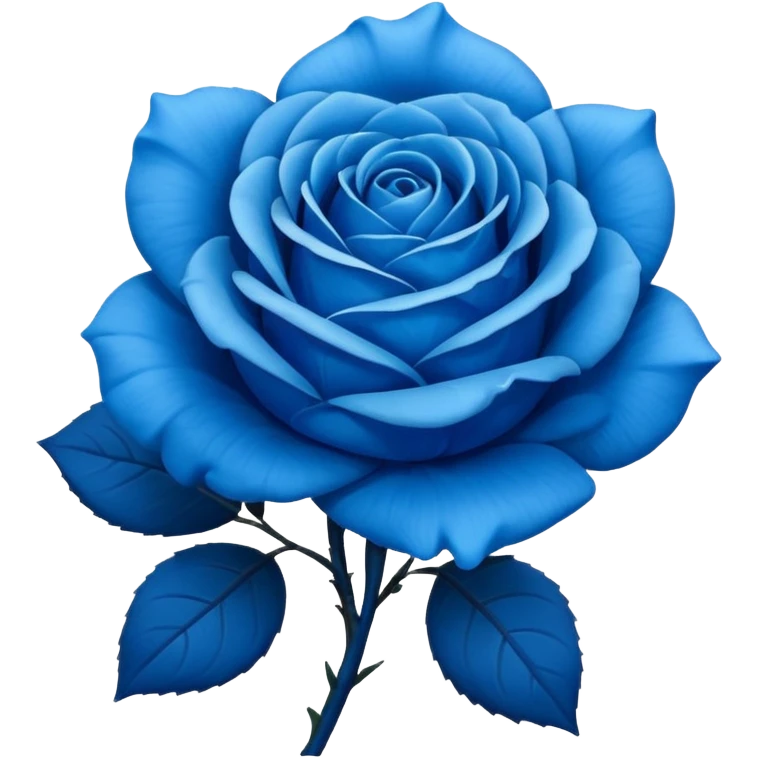 Blue rose ⚘ emoji