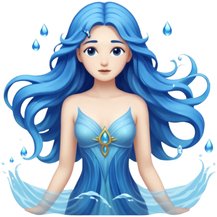 diosa del agua emoji