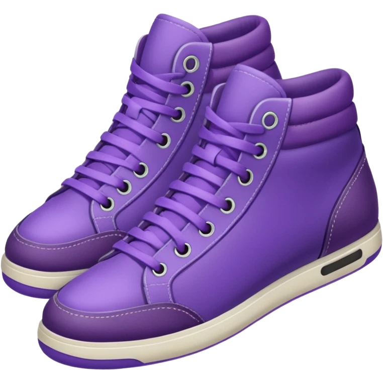 purple sneakers emoji