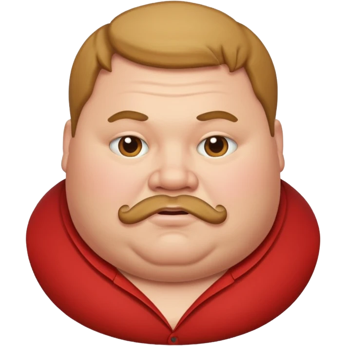 fat guy emoji
