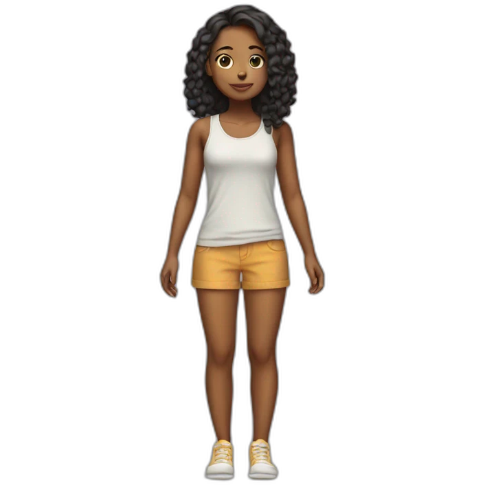 Girl full body emoji