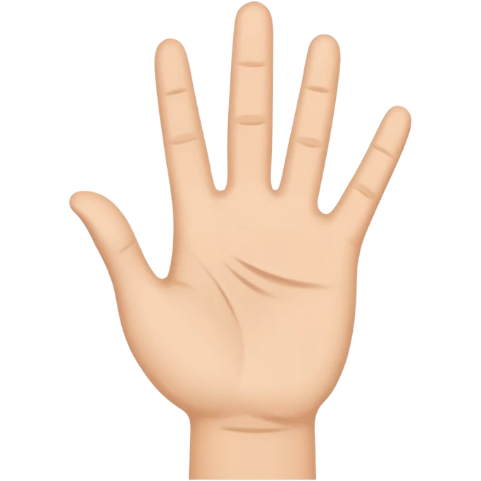hello waving hand for SMS text emoji