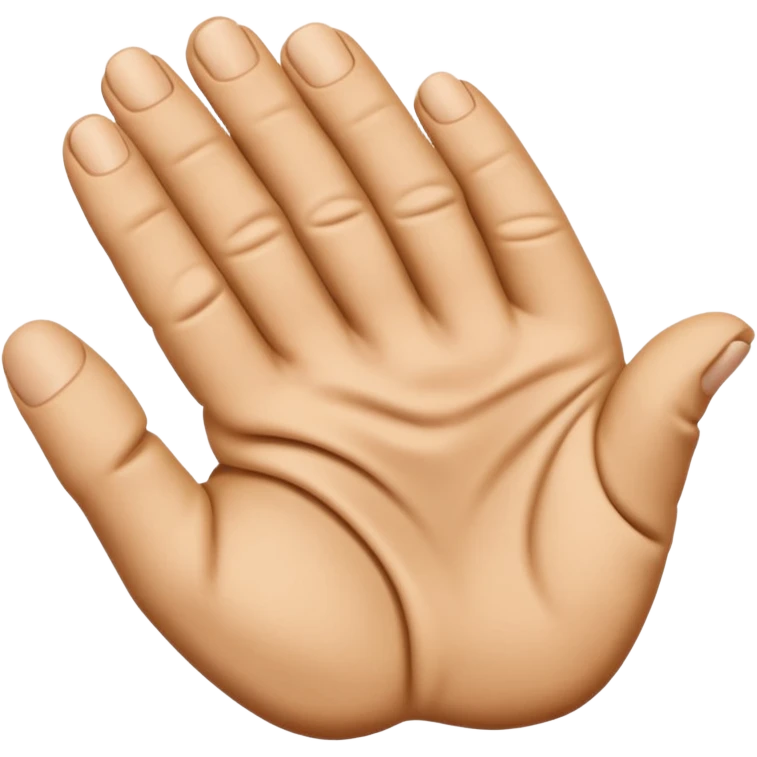 Hand fold down emoji
