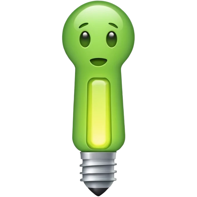 make exclamation mark in light green color emoji emoji