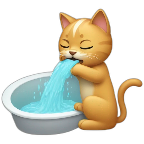 cat vomiting emoji