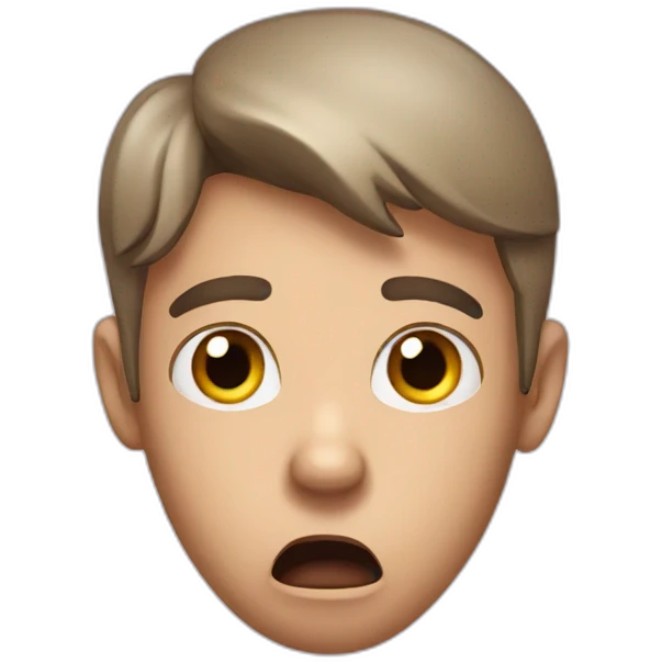 shocked person emoji