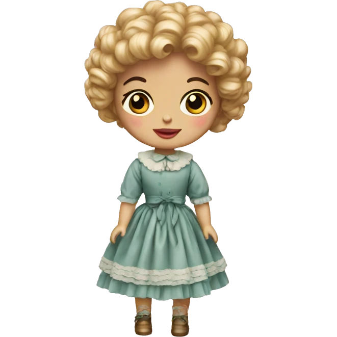 vintage doll emoji