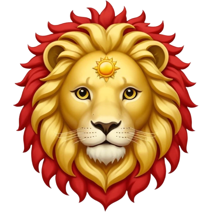 Lion and sun Persian flag emoji