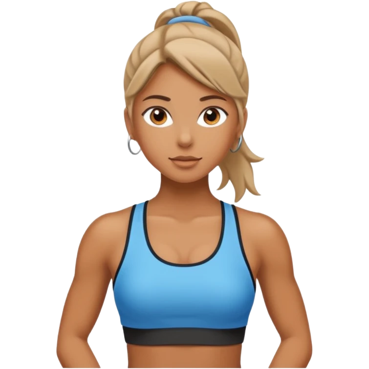 Fit girl body emoji
