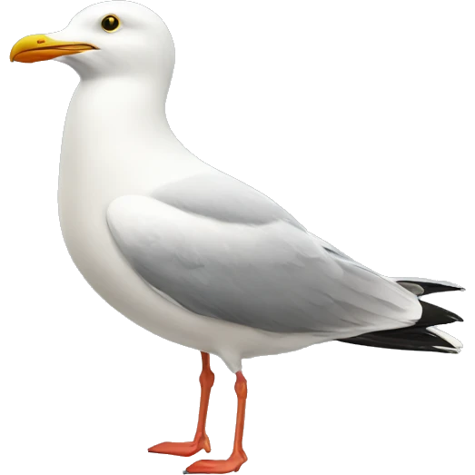Seagull with tap shoes  emoji