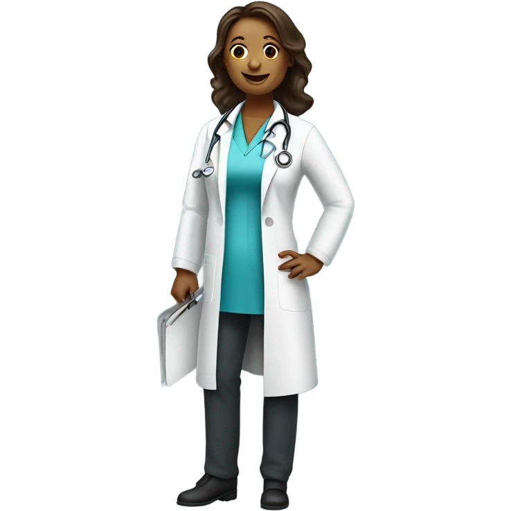 Woman doctor emoji