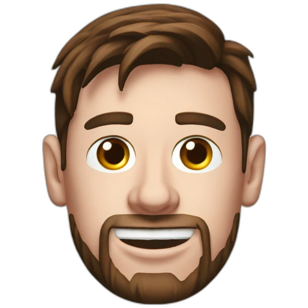Messi Barcelona shirt emoji