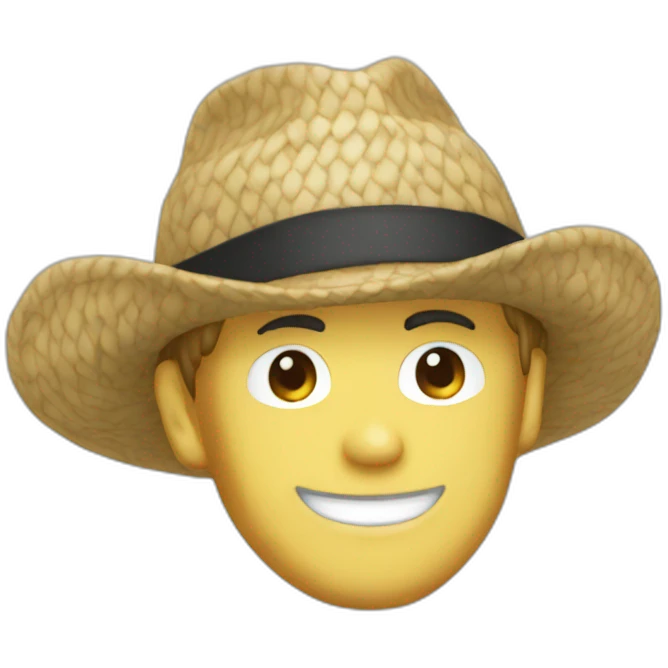One piece hat emoji