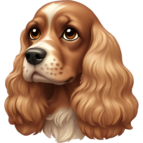 cocker spaniel dog emoji