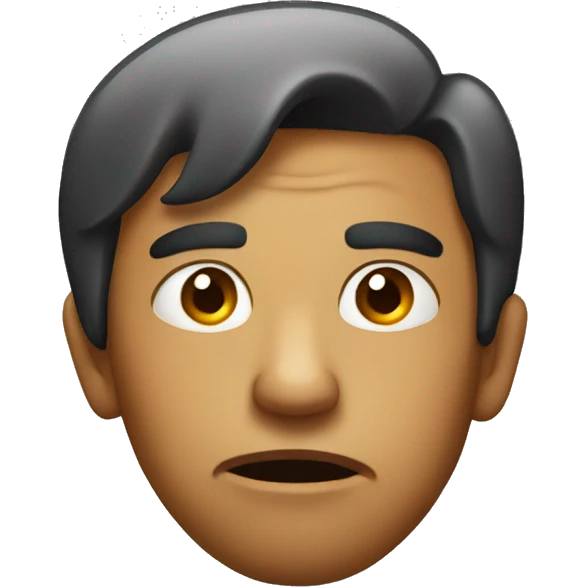 Emoji giving side eye emoji