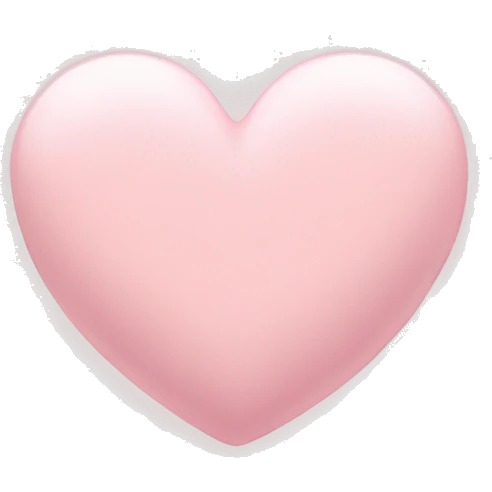 Pale pink heart with stars emoji