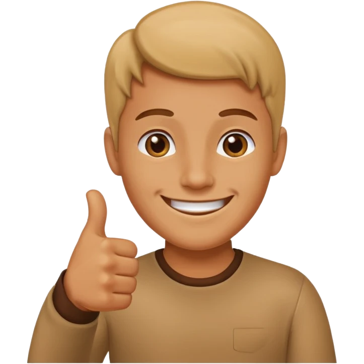 person giving thumbs up to side emoji