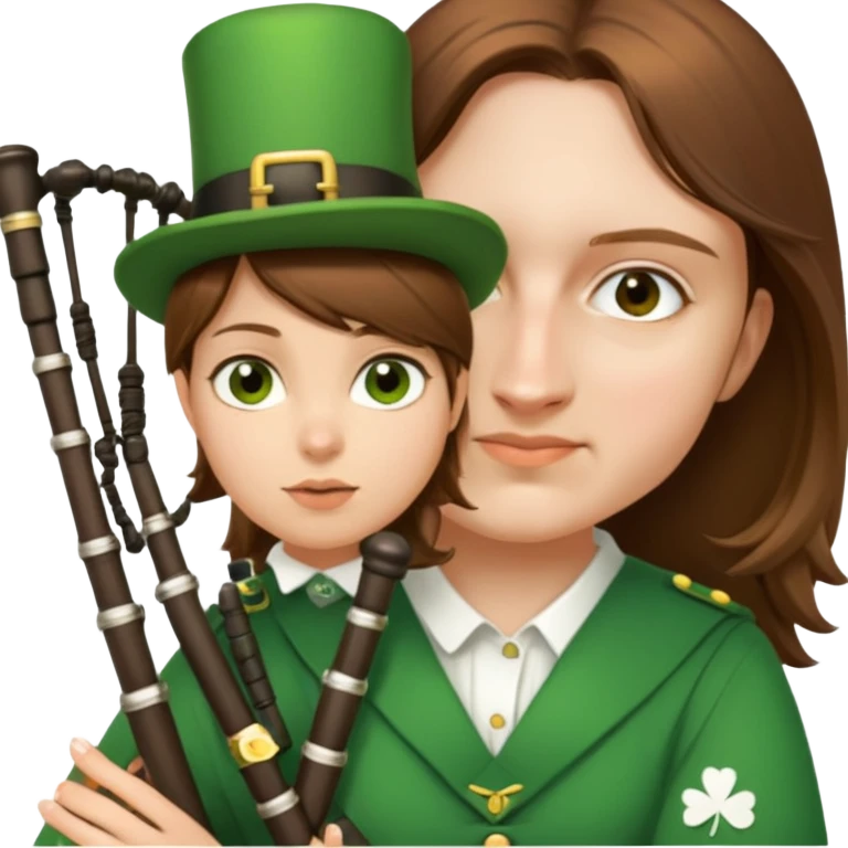 Green Bagpiper emoji