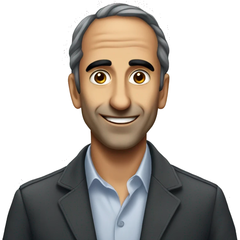 Zemmour who is smiling emoji