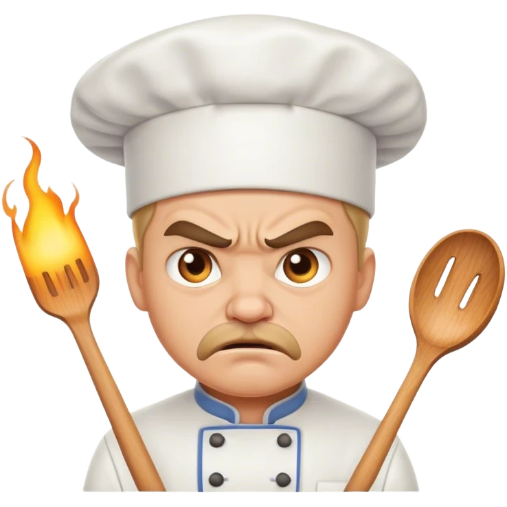 Angry chef  emoji