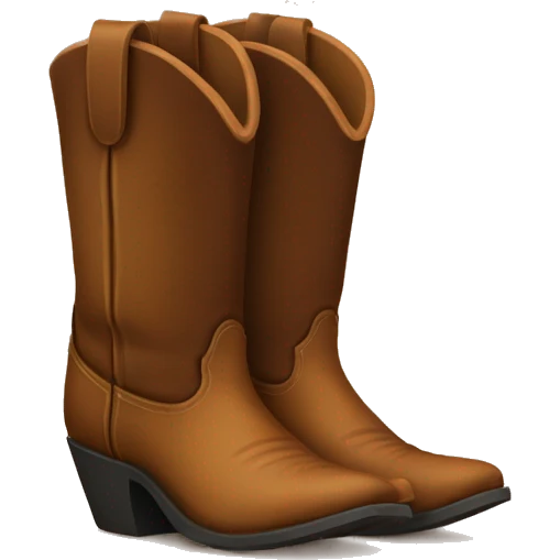 cowboy boots emoji