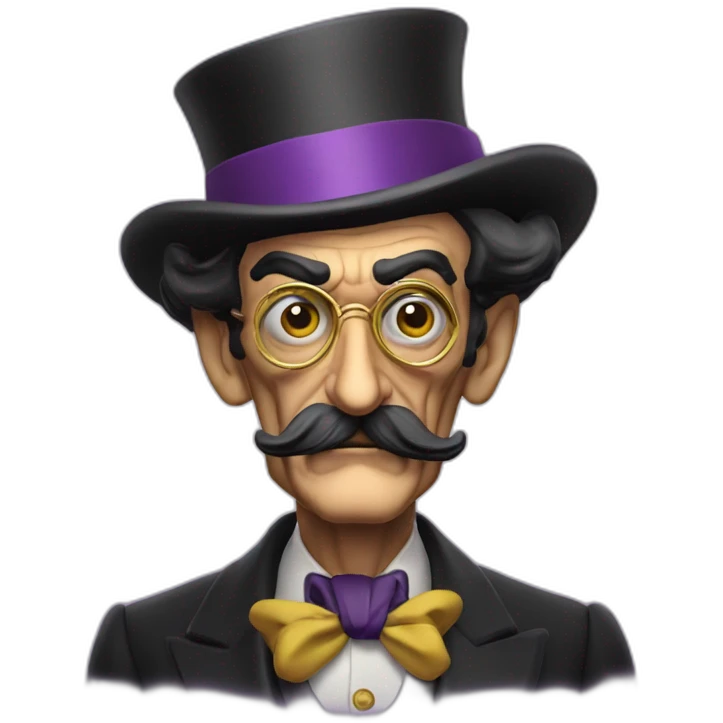Salvador Dali waluigi emoji