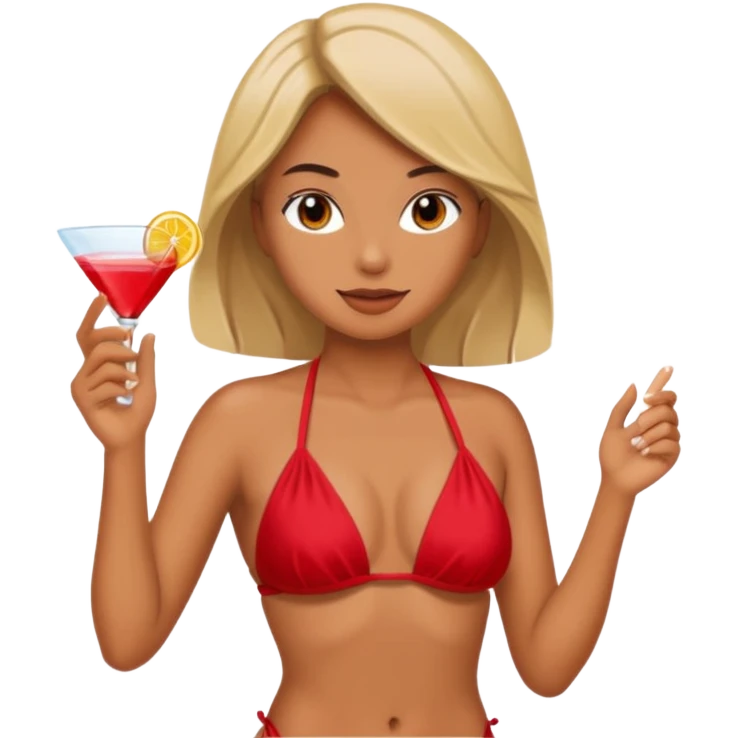 bikini red emoji