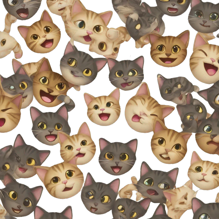Cat crazy emoji