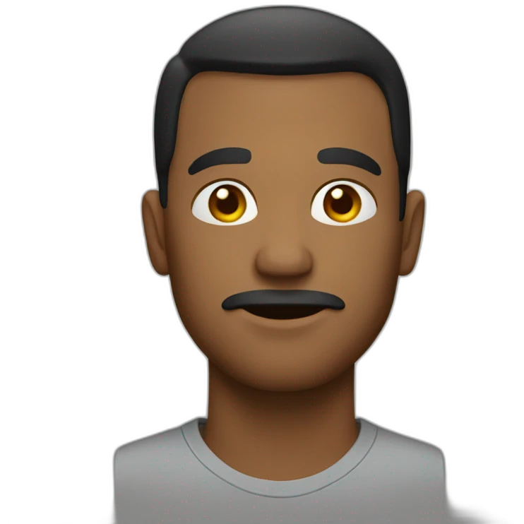 Homme choqué emoji