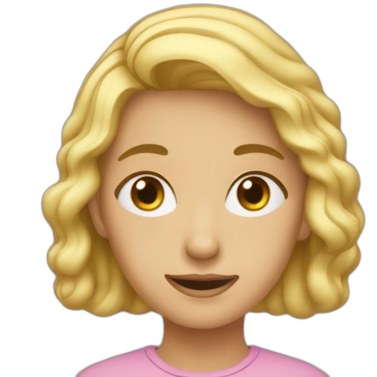 Девушка за компом  emoji