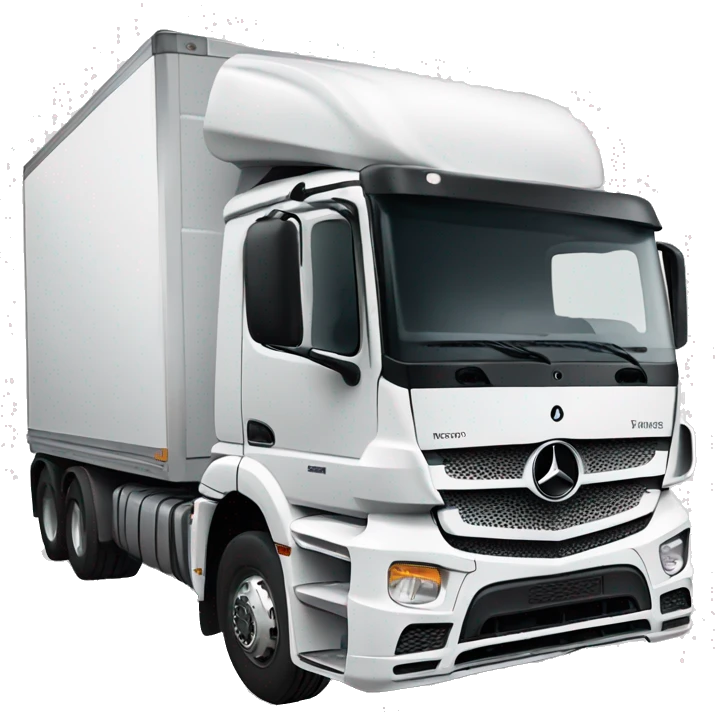 Mercedes Benz Truck emoji