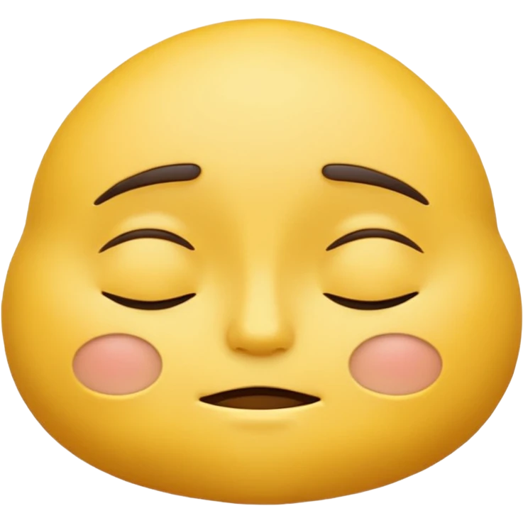A sleepy emojie  emoji