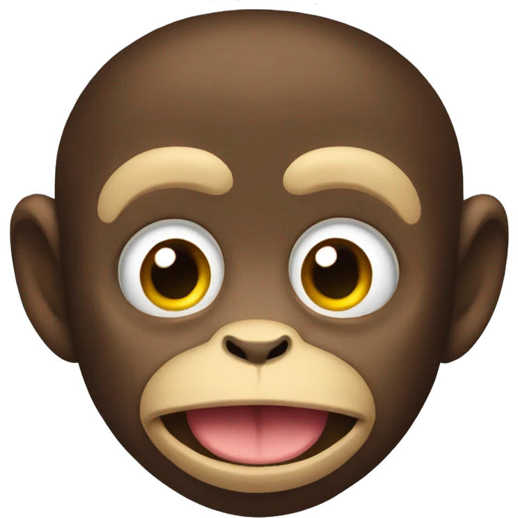 Anbig monkey emoji