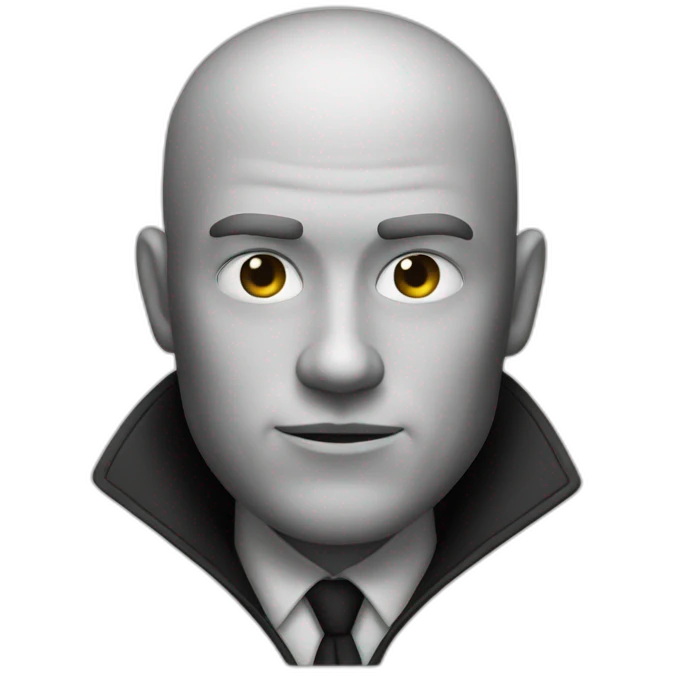 Noir et blanc emoji