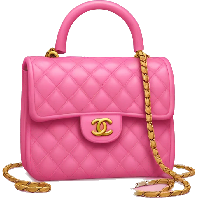 Pink Chanel Purse  emoji