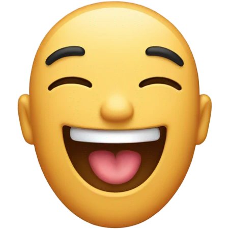 Laughing blushing  emoji