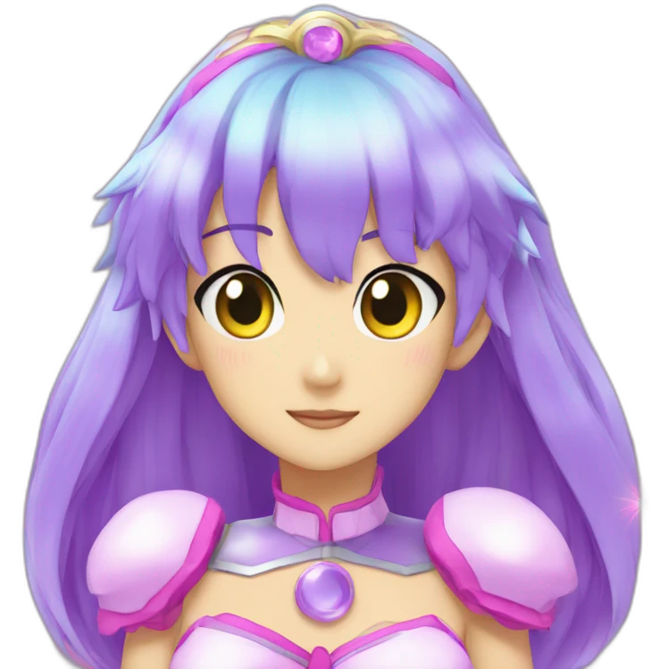 Glitter force emoji